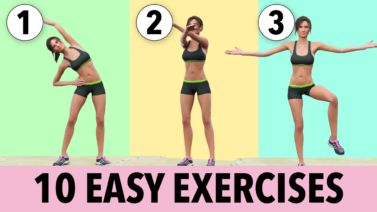 10 easy exercises to lose belly fat​